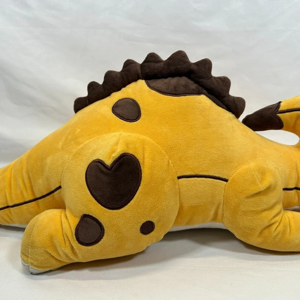 Weighted Stuffed Animal Dinosaur Plush Lizard Yellow Anxiety Calm 3lbs 24